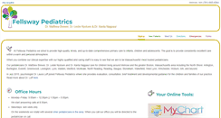 Desktop Screenshot of fellswaypediatrics.com