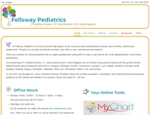Tablet Screenshot of fellswaypediatrics.com